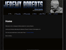 Tablet Screenshot of jeremyroberts.com